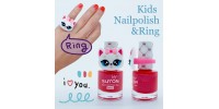 Kitty Ring Nail Polish - Shimmer Pink